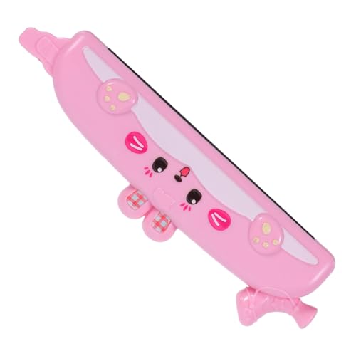 ibasenice 3 1 Dreidimensionales Kaninchen-mundharmonika Musical Note Toy Megaphone Spielzeugpfeife Musikspielzeug Für Babys Mit Klangzylindern Mundharmonika Für Plastik Rosa von ibasenice