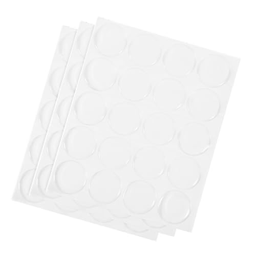 ibasenice 3 Blatt Zeitgemstone Harz Aufkleber mit Selbstklebenden Transparenten Patches für Schmuck und DIY Bastelbedarf Wasserfest und Einfach Anzubringen von ibasenice