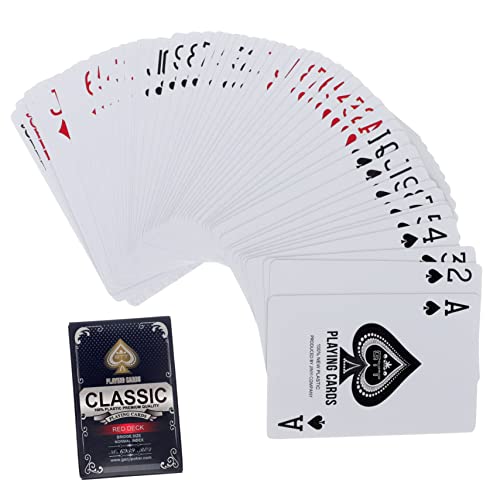 ibasenice 3 Kisten Kartenspielen Playing Cards Plastic Amusement tragbare Tische Mini-Kartenspiel unterhaltsame Karten Rechteckkarten nach Hause - Poker Spielkarte Schachbrett Plastik von ibasenice
