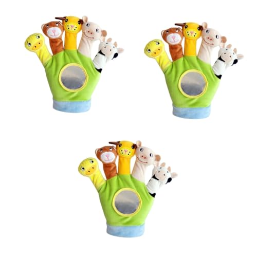 ibasenice 3 STK Handschuhe Spielzeug Tier Kind von ibasenice
