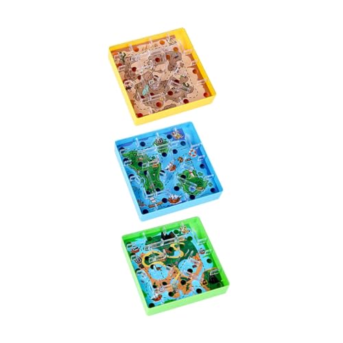 ibasenice 3 STÜCKE Teiliges Suchschatz Labyrinth für Pädagogisches Cartoon Maze Spiel Vorstellungskraft Hand Auge Koordination und Konzentration Farblich Sortiert Sicher und Zufällige Farbe ibasenice 3 STÜCKE Teiliges Suchschatz Labyrinth für Pädagogisches Cartoon Maze Spiel Vorstellungskraft Hand Auge Koordination und Konzentration Farblich Sortiert Sicher und Zufällige Farbe von ibasenice
