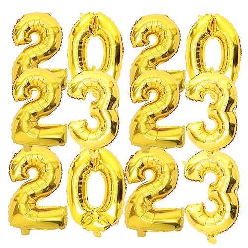 ibasenice 3 Sätze Ballon Bausätze Partyzubehör Konfetti Rahmen Größer Girlanden-kit Verkaufsstand Streamer Vierte Neon Helium Party-schlauchboote Aufblasgerät Golden Aluminiumfolie von ibasenice