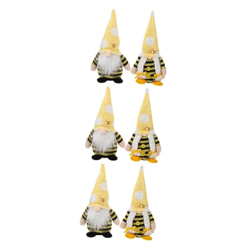 ibasenice 3 Sätze Dekorative GNOME Puppen Für Bienenfest Gesichtslose Plüschfiguren Hochwertige Deko Für Sofa Desktop Und Partys Perfektes Für Freundinnen 2 Stücke * 3 ibasenice 3 Sätze Dekorative GNOME Puppen Für Bienenfest Gesichtslose Plüschfiguren Hochwertige Deko Für Sofa Desktop Und Partys Perfektes Für Freundinnen 2 Stücke * 3 von ibasenice