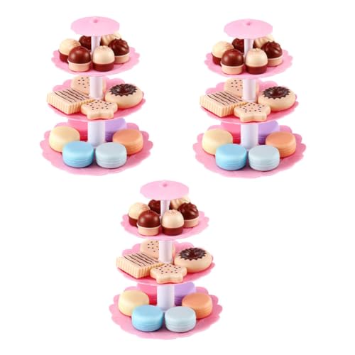 ibasenice 3 Sätze Dessert-Turm- für kinderspielzeug hühner Toys for Boys kinderknallzeug Kid Toys Rollenspiel Simulations-Geburtstagstorte Abs ibasenice 3 Sätze Dessert-Turm- für kinderspielzeug hühner Toys for Boys kinderknallzeug Kid Toys Rollenspiel Simulations-Geburtstagstorte Abs von ibasenice
