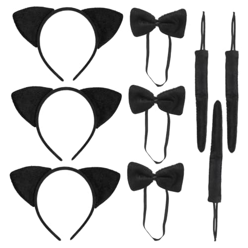 ibasenice 3 Sätze Katzenohren Haarreif Set mit und Halsband Niedliche Tierkostüm Accessoires für Jungen und Mädchen Geeignet für Fasching Karneval Halloween und Kostümpartys ibasenice 3 Sätze Katzenohren Haarreif Set mit und Halsband Niedliche Tierkostüm Accessoires für Jungen und Mädchen Geeignet für Fasching Karneval Halloween und Kostümpartys von ibasenice