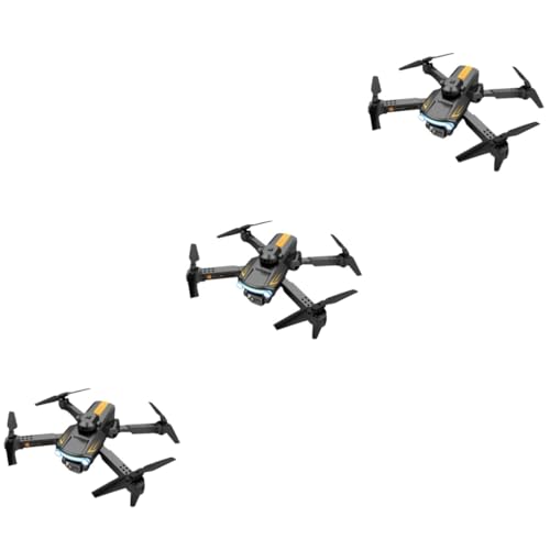 ibasenice Faltbar 3 Sätze Luftfahrzeug Ferngesteuertes Flugzeug für Erwachsene Flugzeuge für Teenager Drohne Spielzeugflugzeug Teenager-Flugzeug Faltbares Flugzeug Erwachsener Kamera 4k von ibasenice