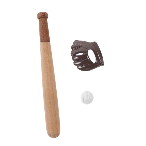 ibasenice 3 Sätze Miniatur Baseball für Puppenhaus mit Baseballschläger Handschuh und Ball Realistische Mini Baseball Zubehör für Bastelprojekte Sammler und Miniatur Dekoration ibasenice 3 Sätze Miniatur Baseball für Puppenhaus mit Baseballschläger Handschuh und Ball Realistische Mini Baseball Zubehör für Bastelprojekte Sammler und Miniatur Dekoration von ibasenice