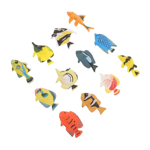 ibasenice 3 Sätze Miniatur Tropische Fische Kunststoff Figuren Realistische Meerestiere für Pflegeleichte Dekofiguren für Aquarium Kreatives Lernspielzeug und Partydeko von ibasenice