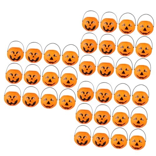 ibasenice 3 Sätze à 12 Stück Halloween-kürbis-beleuchtungs-deko-Requisiten Halloween-schädel Pro Favorisieren Magier Halloween-schmuck Mini-Kessel Abschlussball Plastik Kind Nachtlicht von ibasenice