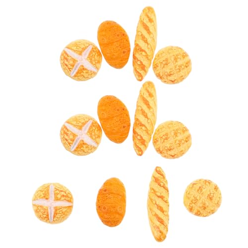 ibasenice 3 Sets Mini-brotbäckerei-Modell, Miniatur-puppenhaus, Lebensmittel-dekorationszubehör Für Heimwerker, Basteln, Kinder, Rollenspiele, Kleine Küchenszenen-Dekoration (4 Stück Pro ibasenice 3 Sets Mini-brotbäckerei-Modell, Miniatur-puppenhaus, Lebensmittel-dekorationszubehör Für Heimwerker, Basteln, Kinder, Rollenspiele, Kleine Küchenszenen-Dekoration (4 Stück Pro von ibasenice