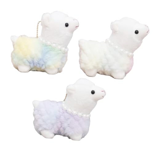 ibasenice 3stücke Teiliges Plüsch- -hängedekor Süßer Schlüsselanhänger Für Taschen Rucksäcke Und Schlüssel Niedlicher - Im Regenbogen-Design Für Altersgruppen ibasenice 3stücke Teiliges Plüsch- -hängedekor Süßer Schlüsselanhänger Für Taschen Rucksäcke Und Schlüssel Niedlicher - Im Regenbogen-Design Für Altersgruppen von ibasenice