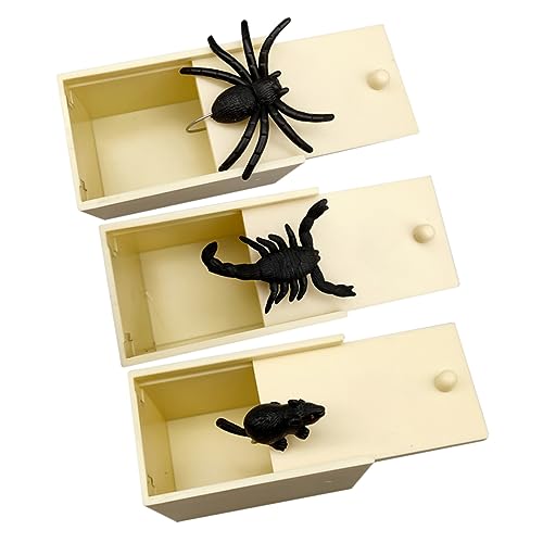 ibasenice Trickspielzeug-Box 3-teiliges Spinnentrickspielzeug Streichspielzeug Für Jungen Und Mädchen Halloween-angstspielzeug-Set ibasenice Trickspielzeug-Box 3-teiliges Spinnentrickspielzeug Streichspielzeug Für Jungen Und Mädchen Halloween-angstspielzeug-Set von ibasenice