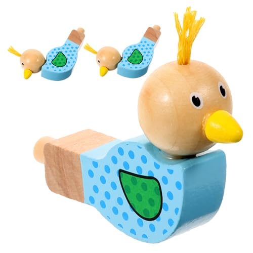 ibasenice 3 Stück Holzvogelpfeifenspielzeug Partygeschenke Für Babyspielzeug Ferngesteuertes Auto Für Fernbedienung Für Musikinstrumente Pfeifenspielzeug Für Cartoon von ibasenice