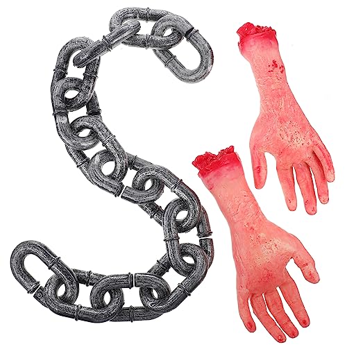 ibasenice 3 Stück Kette Gebrochen Handstreich Halloween-hängeleuchte Gefälschtes Skelett Gruselige Halloween-Dekorationen Stütze Kostüm Aufkleber Tür Halloween -Dekorationen Plastik Colorful ibasenice 3 Stück Kette Gebrochen Handstreich Halloween-hängeleuchte Gefälschtes Skelett Gruselige Halloween-Dekorationen Stütze Kostüm Aufkleber Tür Halloween -Dekorationen Plastik Colorful von ibasenice