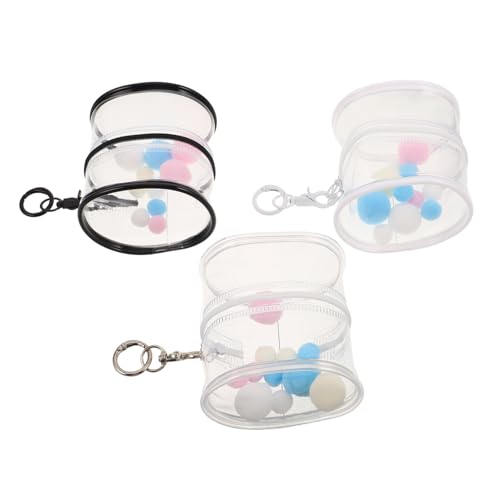 ibasenice 3 Stück Klare PVC Aufbewahrungstaschen mit Schlüsselanhänger Transparente Hängende Organizer Beutel für Figuren Kratzfeste Staubdichte Tragetaschen in Transparent ibasenice 3 Stück Klare PVC Aufbewahrungstaschen mit Schlüsselanhänger Transparente Hängende Organizer Beutel für Figuren Kratzfeste Staubdichte Tragetaschen in Transparent von ibasenice