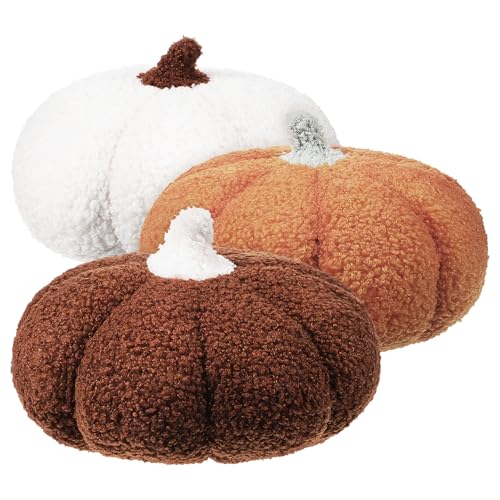 ibasenice 3 Stück Kürbis Kissen dekorative Kissen Couch Kissen Plüsch Kissen werfen Kürbisförmiges Kissen Pumpkin Pillow kürbiskissen Kissen für Mädchen gefüllte Kissen PP Baumwolle ibasenice 3 Stück Kürbis Kissen dekorative Kissen Couch Kissen Plüsch Kissen werfen Kürbisförmiges Kissen Pumpkin Pillow kürbiskissen Kissen für Mädchen gefüllte Kissen PP Baumwolle von ibasenice