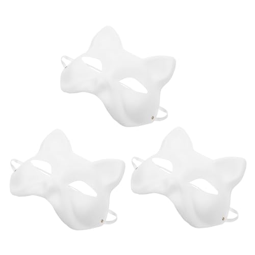 ibasenice 3 Stück Maske Ohren Stirnband Schwarz Accessoires Braune Ohren Stirnband Kralle Filter Sieb Tee Haustier Dekoration Wolf Spinne Dekoration Kralle Radiergummi Weiß Zellstoff von ibasenice
