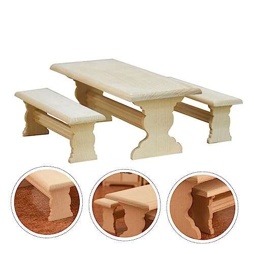 ibasenice 3stücke Teiliges Mini Möbelspielzeug Für Dekorative Tisch Und Stuhlmodelle Für Kreative Und Leicht Für Miniaturhäuser ibasenice 3stücke Teiliges Mini Möbelspielzeug Für Dekorative Tisch Und Stuhlmodelle Für Kreative Und Leicht Für Miniaturhäuser von ibasenice