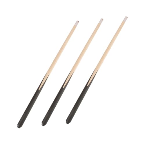 ibasenice Billard-Queue-Set Für Kinder 3-teilig Mini-Pool-Queue Hartholz-Queue-Sticks Für Das Trainingsspiel Für Kinder von ibasenice