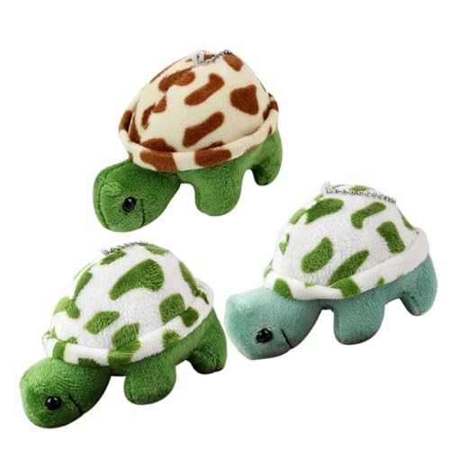 ibasenice 3 Stück Mini-schildkröten- -anhänger Reiz Knuddelig Schultaschen-plüsch-anhänger Zubehör Gefüllte Schildkrötenpuppen Schlüsselanhänger Taschenanhänger Stoff ibasenice 3 Stück Mini-schildkröten- -anhänger Reiz Knuddelig Schultaschen-plüsch-anhänger Zubehör Gefüllte Schildkrötenpuppen Schlüsselanhänger Taschenanhänger Stoff von ibasenice