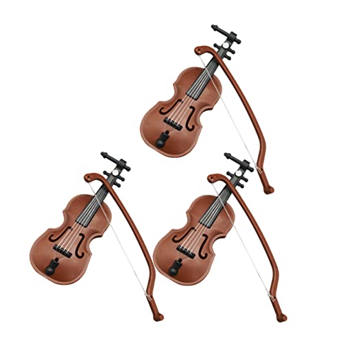 ibasenice 3 Stück Miniaturmodell für kinderspielzeug kinderknallzeug Educational Toys spielzeuge für Toys dekoratives Modell Mini-Geige Mini-Verzierung Brown ibasenice 3 Stück Miniaturmodell für kinderspielzeug kinderknallzeug Educational Toys spielzeuge für Toys dekoratives Modell Mini-Geige Mini-Verzierung Brown von ibasenice