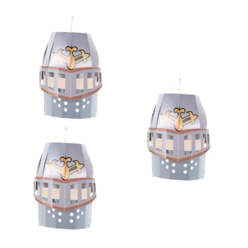 ibasenice 3 Stück Papier Ritterhelm Diy Maske Mittelalter Kostüm Bastelset für Jungen Mädchen Fasching Geburtstagsfeier Karneval Party Zubehör Kreatives Handwerk Kreativität ibasenice 3 Stück Papier Ritterhelm Diy Maske Mittelalter Kostüm Bastelset für Jungen Mädchen Fasching Geburtstagsfeier Karneval Party Zubehör Kreatives Handwerk Kreativität von ibasenice