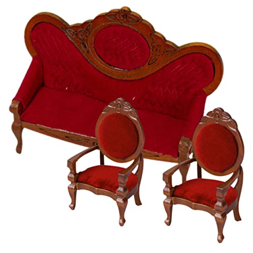 ibasenice 3 Stück Pfirsichfarbener Sessel Retro Sofa Vintage Sofa Dollhouse Furniture Toy winziges Sofadekor Mini-Sofa-Figur Mini-Hausbedarf zartes Mini-Sofa Puppencouch Holz rot ibasenice 3 Stück Pfirsichfarbener Sessel Retro Sofa Vintage Sofa Dollhouse Furniture Toy winziges Sofadekor Mini-Sofa-Figur Mini-Hausbedarf zartes Mini-Sofa Puppencouch Holz rot von ibasenice