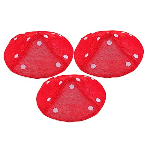 ibasenice 3 Stück Pilzhut Plüsch Pilz Kostümhut Pilz Baskenmütze Kindermütze grüner Kapuzenpullover für Kork kinderkostüme igelkostümkinder festival cap Pilz-Partyhüte rote Hüte Stoff ibasenice 3 Stück Pilzhut Plüsch Pilz Kostümhut Pilz Baskenmütze Kindermütze grüner Kapuzenpullover für Kork kinderkostüme igelkostümkinder festival cap Pilz-Partyhüte rote Hüte Stoff von ibasenice