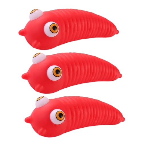 ibasenice 3stücke Teiliges Sensory Caterpillar Quetschspielzeug Für Stressabbau Wiederverwendbare Fidget Toys Für Mädchen Und Erwachsene Für Hyperaktivität Und Entspannung von ibasenice