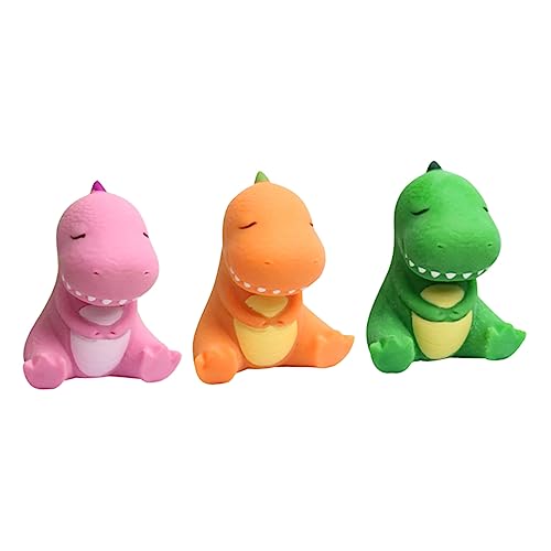 ibasenice 3 Stück Prise Musik für kinderspielzeug Tragbares spielsachen Toys Dinosaur Toys Dehnbares Dinosaurierspielzeug Sinnesball für Erwachsene von ibasenice