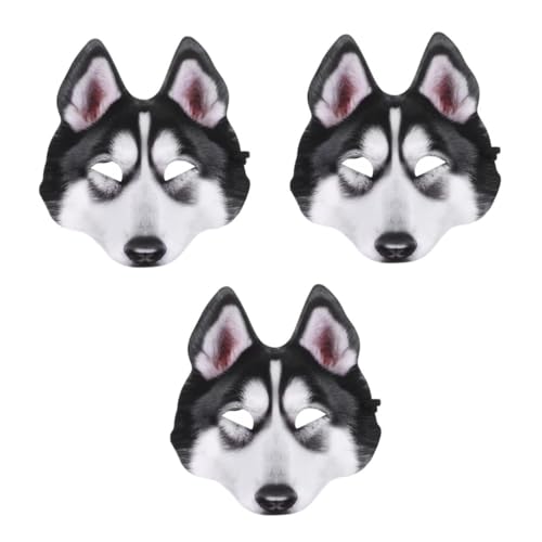 ibasenice 3 Stück Realistische Wolfskopfmaske Vollgesichts Halloween Cosplay Kostüm Verstellbar Bequem Für Erwachsene Und Party Tiermaske ibasenice 3 Stück Realistische Wolfskopfmaske Vollgesichts Halloween Cosplay Kostüm Verstellbar Bequem Für Erwachsene Und Party Tiermaske von ibasenice