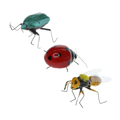 ibasenice 3 Stück Simulation Insektendekoration geburtstagsmitgebsl Kreatives Bienenspielzeug Marienkäfer-Bienenmodell Figur gefälschte Fehler Eisendraht ibasenice 3 Stück Simulation Insektendekoration geburtstagsmitgebsl Kreatives Bienenspielzeug Marienkäfer-Bienenmodell Figur gefälschte Fehler Eisendraht von ibasenice