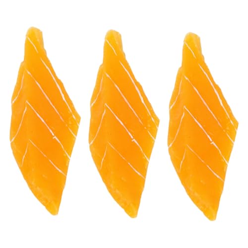 ibasenice 3 Stück Simulation Lachs gefälscht Obst Essen Lachsscheiben Requisiten künstliche Fische Party Decoration Lachsmodell Lachsscheiben-Modelle simuliertes Lachsdekor PVC ibasenice 3 Stück Simulation Lachs gefälscht Obst Essen Lachsscheiben Requisiten künstliche Fische Party Decoration Lachsmodell Lachsscheiben-Modelle simuliertes Lachsdekor PVC von ibasenice