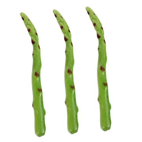 ibasenice 3 Stücke Gefälschte Spargel Simulation Lebensmittel Requisiten Für Home Küche Decor Gemüse Decor Gefälschte Gemüse Dekorative Spargel von ibasenice