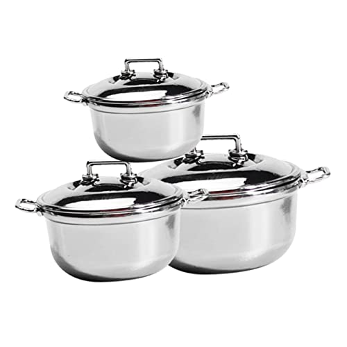 ibasenice 3 Stück Simulierter Suppentopf Mini - Küchenmodell Mini - Kochtopf küchenspielzeug für Kitchen Toys for Küchensimulationstöpfe Kindersimulationstöpfe Mini - Kocher Legierung ibasenice 3 Stück Simulierter Suppentopf Mini - Küchenmodell Mini - Kochtopf küchenspielzeug für Kitchen Toys for Küchensimulationstöpfe Kindersimulationstöpfe Mini - Kocher Legierung von ibasenice