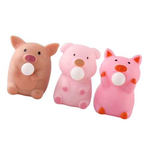 ibasenice 3 Stück Squeeze and Bubble Piggy Pinch Toy Kuscheltier von ibasenice