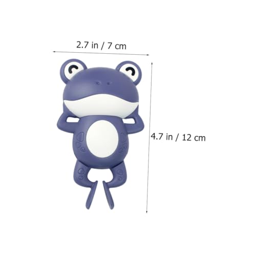 ibasenice 3 Stück Teiliges Aufzieh Frosch badespielzeug für Kleinkinder Schwimmende Cartoon Tier spielzeuge in Grün Blau und Rot Fördert Motorik und Badespaß im Planschbecken von ibasenice