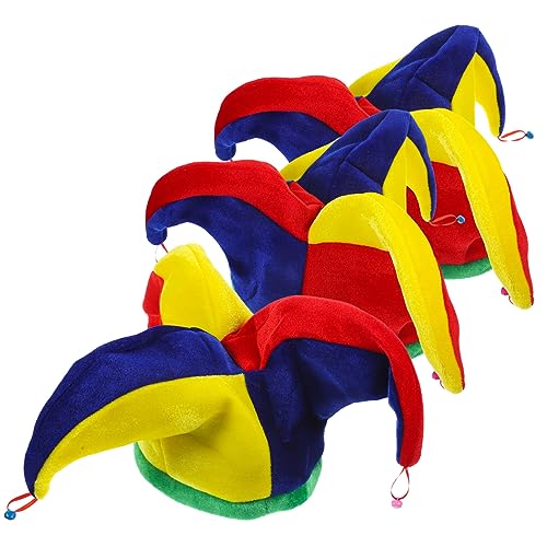 ibasenice 3 Stück Teiliges Clown Hut aus Leichtem mit Glocken Komfortabel und Geeignet für Halloween Karneval Party und Cosplay für Erwachsene und Jugendliche ibasenice 3 Stück Teiliges Clown Hut aus Leichtem mit Glocken Komfortabel und Geeignet für Halloween Karneval Party und Cosplay für Erwachsene und Jugendliche von ibasenice