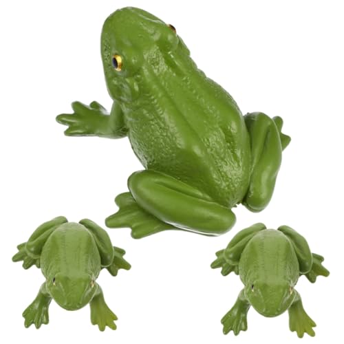 ibasenice 3 Stück Teiliges Froschfigurenset aus Langlebigem Material Realistische Mini Froschmodelle für Pädagogisches und Dekorative Sammelfiguren Farbenfrohe Frosch Deko für Zuhause und ibasenice 3 Stück Teiliges Froschfigurenset aus Langlebigem Material Realistische Mini Froschmodelle für Pädagogisches und Dekorative Sammelfiguren Farbenfrohe Frosch Deko für Zuhause und von ibasenice