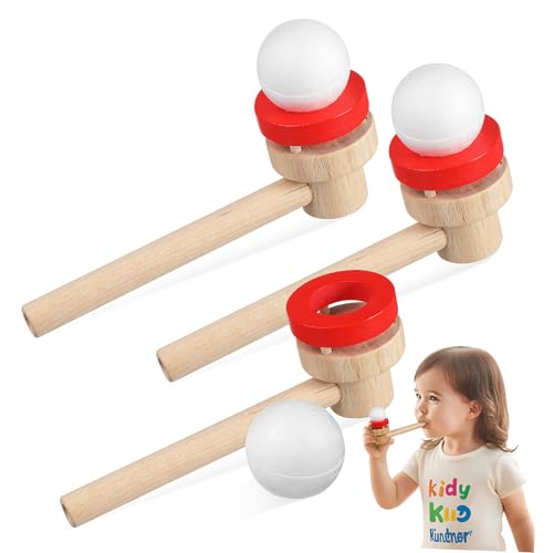 ibasenice 3 Stück Teiliges Holz und Kunststoffspielzeug Blasball für Interaktives Outdoor Motorik und Gleichgewicht Geeignet für Garten und Familienaktivitäten ibasenice 3 Stück Teiliges Holz und Kunststoffspielzeug Blasball für Interaktives Outdoor Motorik und Gleichgewicht Geeignet für Garten und Familienaktivitäten von ibasenice