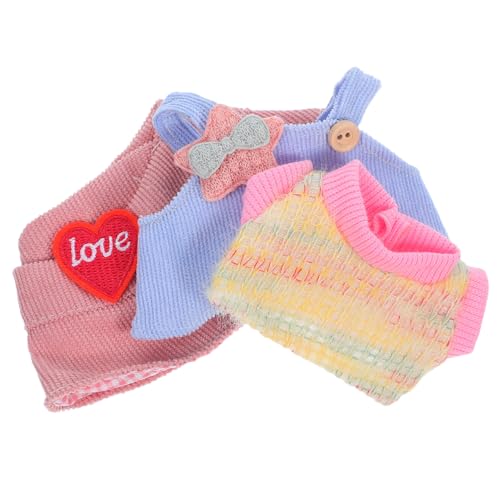 ibasenice 3 Stück Teiliges Puppenkleid Set mit Herz-mütze T-Shirt und Latzhose Weiche Puppenkleidung für Miniaturpuppen Vielseitige Kostüme für Puppenhaus Dress-up und Kreatives Spiel ibasenice 3 Stück Teiliges Puppenkleid Set mit Herz-mütze T-Shirt und Latzhose Weiche Puppenkleidung für Miniaturpuppen Vielseitige Kostüme für Puppenhaus Dress-up und Kreatives Spiel von ibasenice