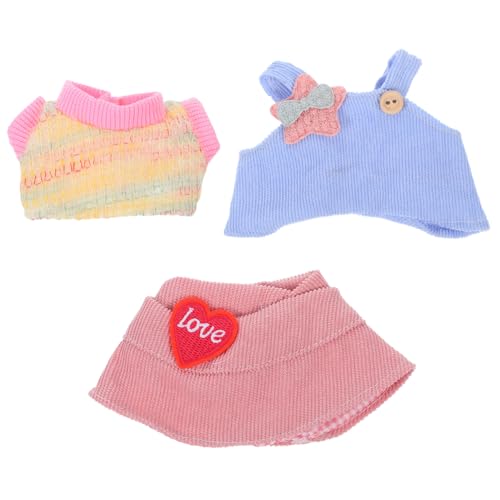 ibasenice 3 Stück Teiliges Puppenkleidungsset mit Süßem Hut T-Shirt und Latzhose Weiche Waschbare Stoffe Kompatibel mit Puppen Verschiedener Marken für Puppenhaus und Rollenspiele ibasenice 3 Stück Teiliges Puppenkleidungsset mit Süßem Hut T-Shirt und Latzhose Weiche Waschbare Stoffe Kompatibel mit Puppen Verschiedener Marken für Puppenhaus und Rollenspiele von ibasenice