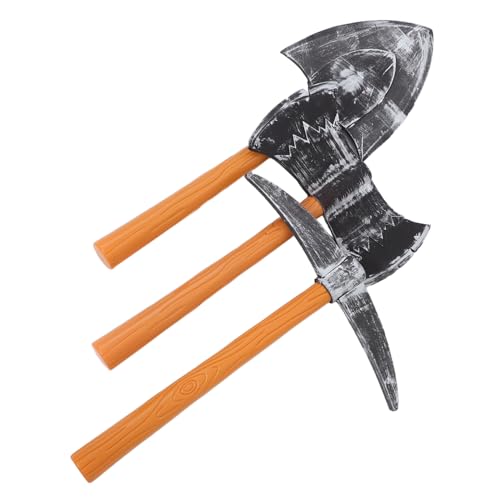 ibasenice 3 Stück Teiliges Zwerg Cosplay mit Leichtem Realistischem Doppelseitigem Axt Hacke Schaufel Prop für Bühne Halloween Kindergeburtstag und Party ibasenice 3 Stück Teiliges Zwerg Cosplay mit Leichtem Realistischem Doppelseitigem Axt Hacke Schaufel Prop für Bühne Halloween Kindergeburtstag und Party von ibasenice