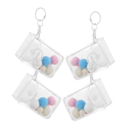 ibasenice 3 Stück Transparente PVC Sammelfiguren Taschen Tragbare Aufbewahrung für Puppen und Klarer Organizer mit Vielseitigem Sicherer Schutz für Sammler Unterwegs von ibasenice