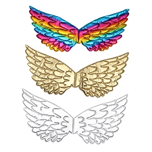 ibasenice 3 Stück Unicorn Flügel Teiliges Stylische Cosplay Flügel in Gold Silber Bunt für Einhorn Kostüm Mädchen Party Umweltfreundliche für Feenkostüm und Mottofeier ibasenice 3 Stück Unicorn Flügel Teiliges Stylische Cosplay Flügel in Gold Silber Bunt für Einhorn Kostüm Mädchen Party Umweltfreundliche für Feenkostüm und Mottofeier von ibasenice