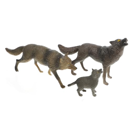 ibasenice 3 Stück Wildtiere Figuren Kunststoff Wolf Modell Realistische Tierfigur Dekoration für Zuhause Büro und Garten Stabile Simulation Naturgetreues Design für Familie und Freunde ibasenice 3 Stück Wildtiere Figuren Kunststoff Wolf Modell Realistische Tierfigur Dekoration für Zuhause Büro und Garten Stabile Simulation Naturgetreues Design für Familie und Freunde von ibasenice