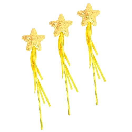 ibasenice 3 Stück Zauberstab Feenhaftes Stöcke gelber Feenstab Prinzessin Fee gelber Sternstab heeloween Fairy Wand Fantasie unikal Zauberstäbe Hexenstab Plastik Yellow ibasenice 3 Stück Zauberstab Feenhaftes Stöcke gelber Feenstab Prinzessin Fee gelber Sternstab heeloween Fairy Wand Fantasie unikal Zauberstäbe Hexenstab Plastik Yellow von ibasenice