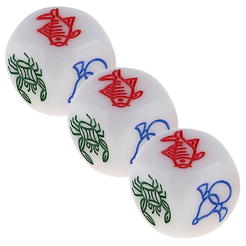 ibasenice 3 Stück facettenreiche witzige Spiele Gry planszowe spielwaren Tischspiele spielewürfel Tischspielwürfel - Partywürfel mehrseitige Würfelspielzeug Harz ibasenice 3 Stück facettenreiche witzige Spiele Gry planszowe spielwaren Tischspiele spielewürfel Tischspielwürfel - Partywürfel mehrseitige Würfelspielzeug Harz von ibasenice