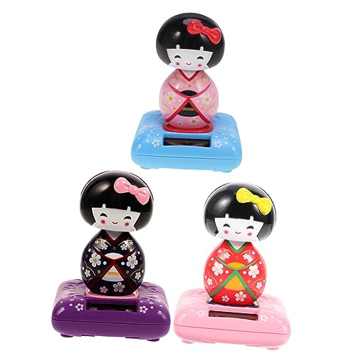 ibasenice 3 Stück kleine süße Kimono-Puppenfigur wackelpuppe car Decoration kopfschüttelnde Puppe Kimono-Puppenstatue kleine Kimono-Puppe aus Kunststoff Kimono-Puppe, kleine Figuren Plastik ibasenice 3 Stück kleine süße Kimono-Puppenfigur wackelpuppe car Decoration kopfschüttelnde Puppe Kimono-Puppenstatue kleine Kimono-Puppe aus Kunststoff Kimono-Puppe, kleine Figuren Plastik von ibasenice