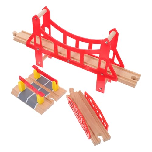 ibasenice 3 Stücke Gleisbausteine Kinderspielzeug Für Eisenbahnschienen Aus Holz Kinderspielzeug Zubehör Für Gleisbrücken Bahnausbaugleise Zubehör Für Den Bahnausbau Holz ibasenice 3 Stücke Gleisbausteine Kinderspielzeug Für Eisenbahnschienen Aus Holz Kinderspielzeug Zubehör Für Gleisbrücken Bahnausbaugleise Zubehör Für Den Bahnausbau Holz von ibasenice